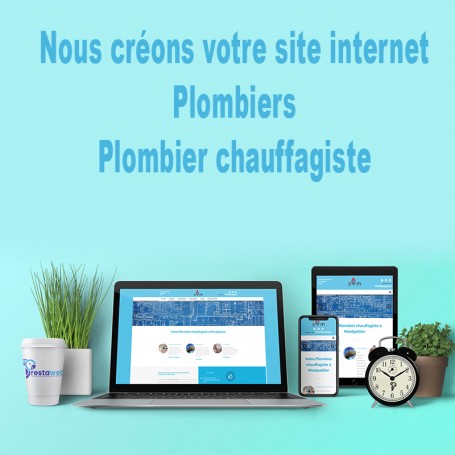 Création site internet pour plombier